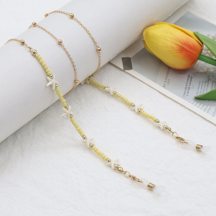 Beach-Inspired Beaded Eyewear Chain Stornfield