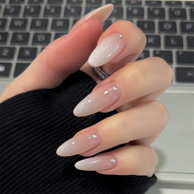 Artificial nail set with elegant glitter embellishments Stornfield