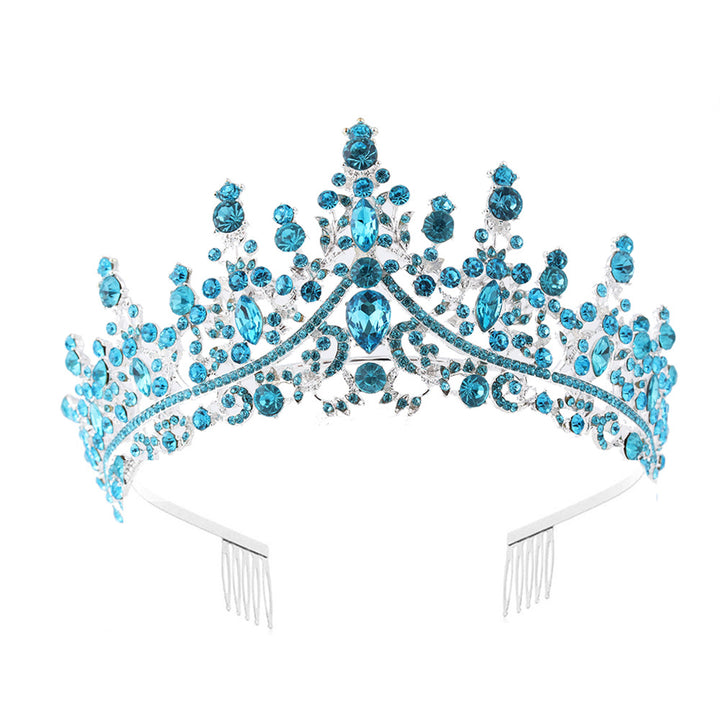 Ladies Rhinestone Tiara with Sparkling Gemstones Stornfield