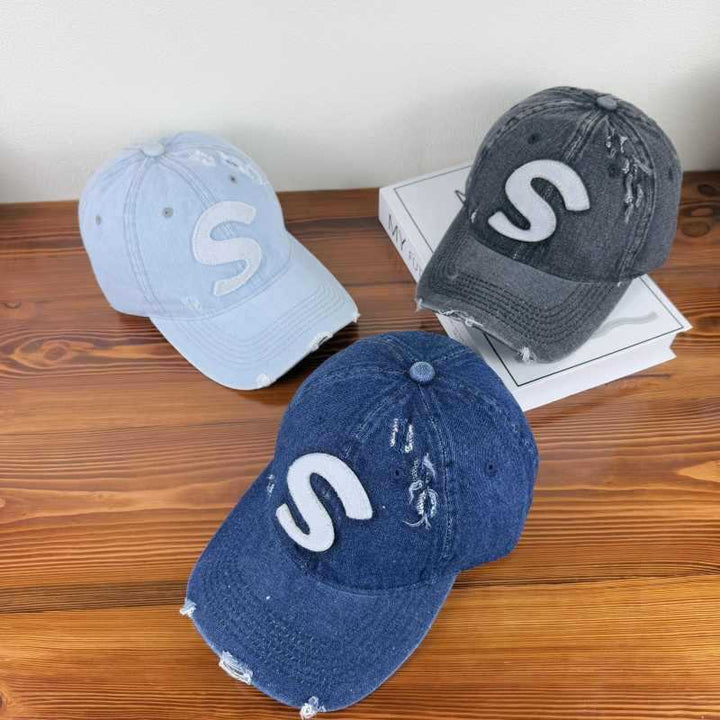 Men's Distressed Graphic Baseball Hat Stornfield