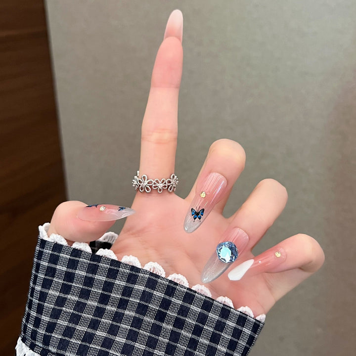 Decorative Rhinestone Press-On Nail Extensions Stornfield