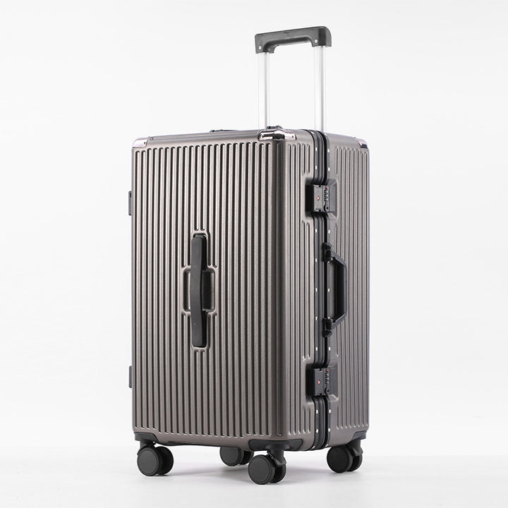 Unisex Stylish High-Impact Ribbed Hardshell Suitcase Stornfield