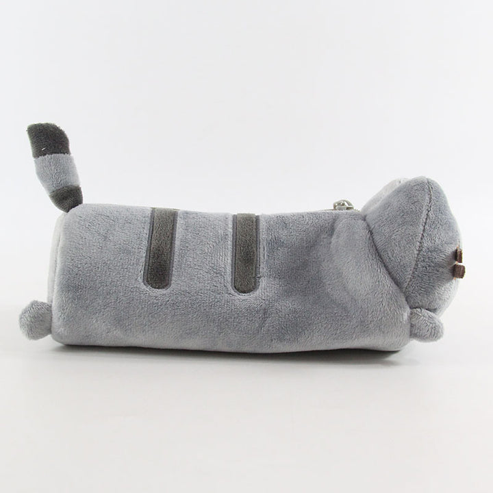 Plush Cat-Themed Pencil Case