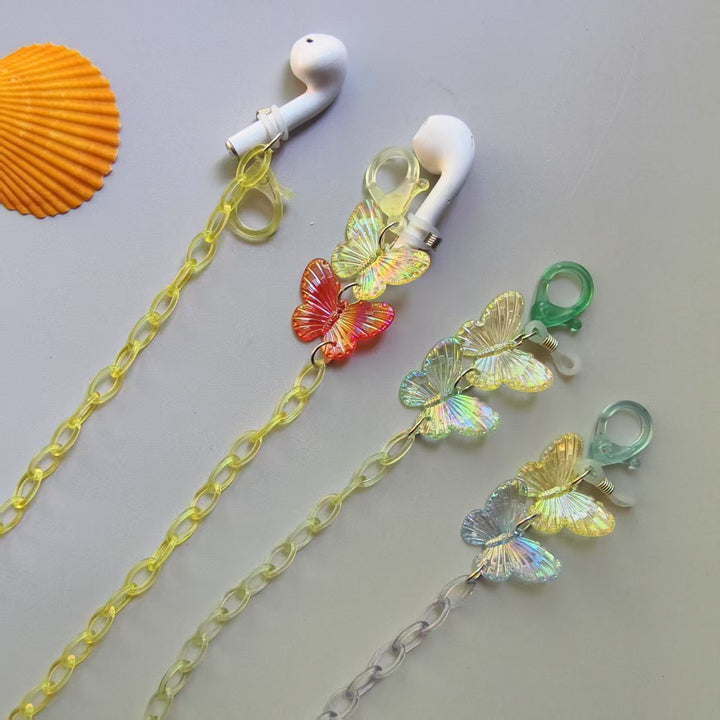 Fashionable necklace with butterfly hook by Stornfield