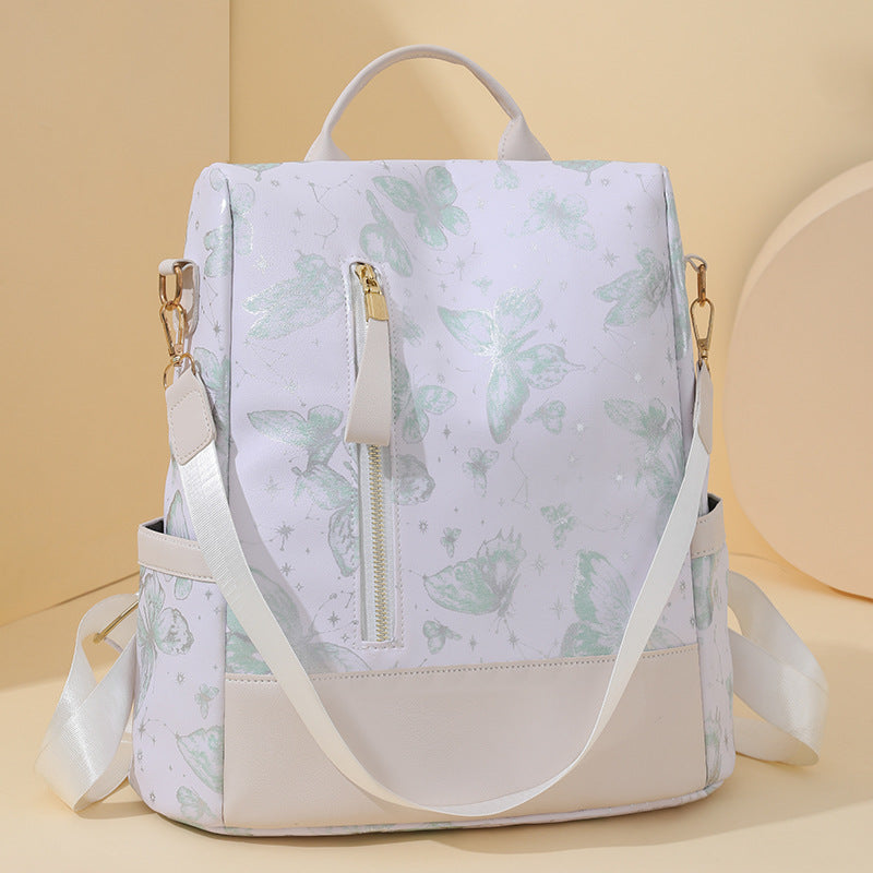 Stylish Butterfly Print Backpack Stornfield