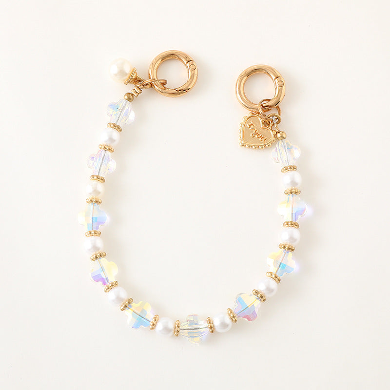 Chic Beaded Charm Keychain Stornfield