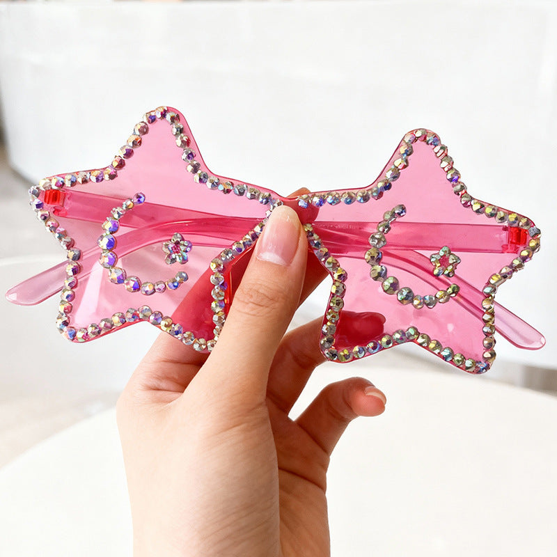 Star-Shaped Rhinestone Sunglasses Stornfield
