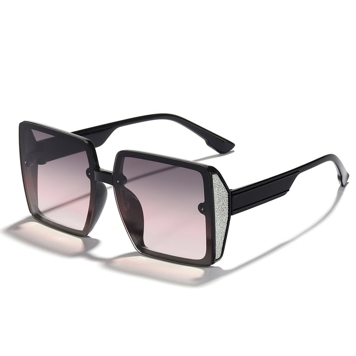 Women oversized sunglasses with shiny accent Stornfield