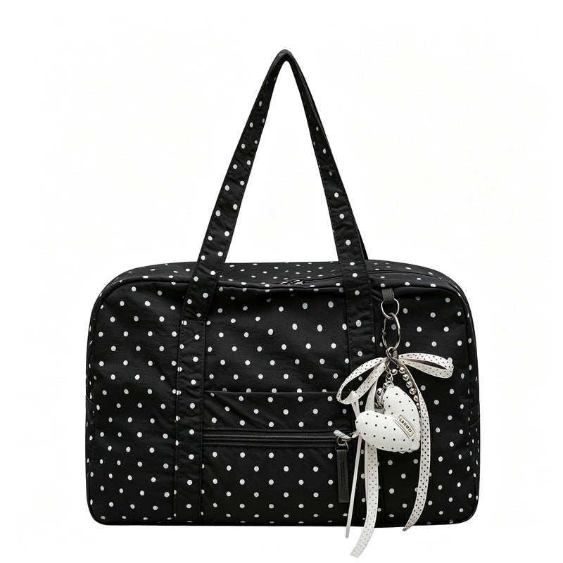 Stylish Polka Dot Travel Duffle Bag Stornfield