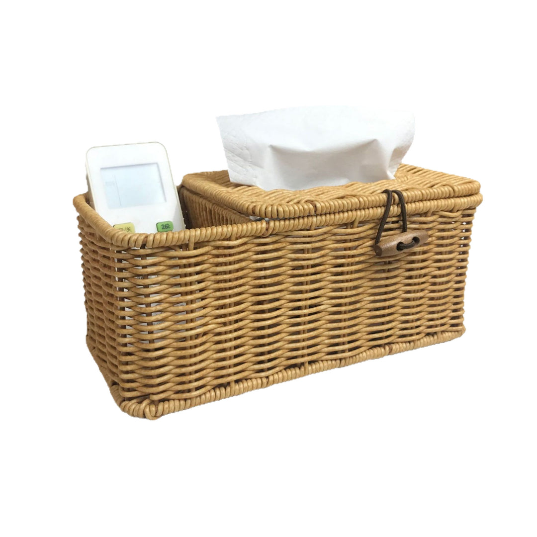 Ladies Organizer Basket with Tissue Box Stornfield