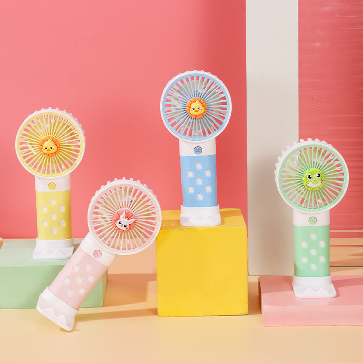 Women's Portable Mini Hand Fan with Cute Rabbit Design Stornfield