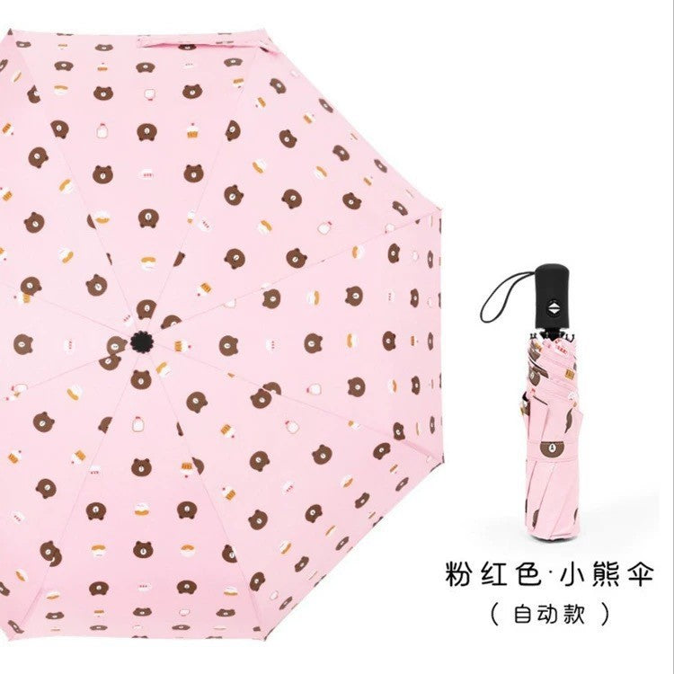 Women's creative folding umbrella with animal motif Stornfield