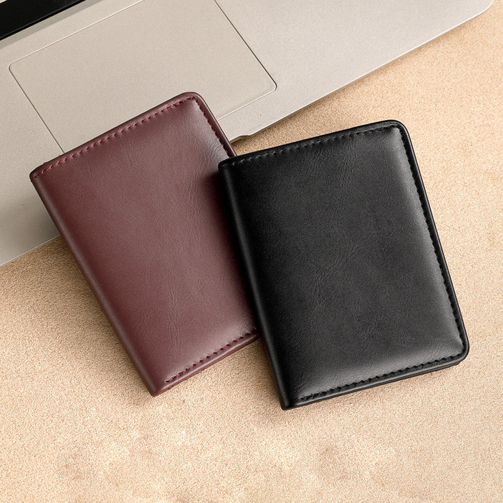 Classic Bi-Fold Leather Wallet