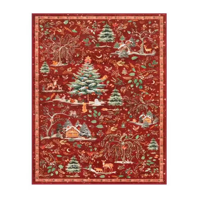 Festive Holiday Runner Rug