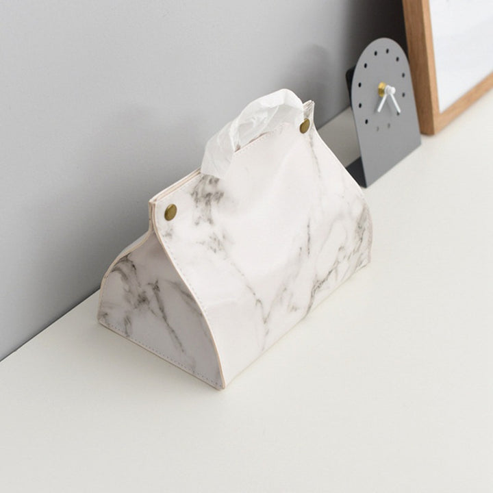 Elegant Marble Tissue Box Holder