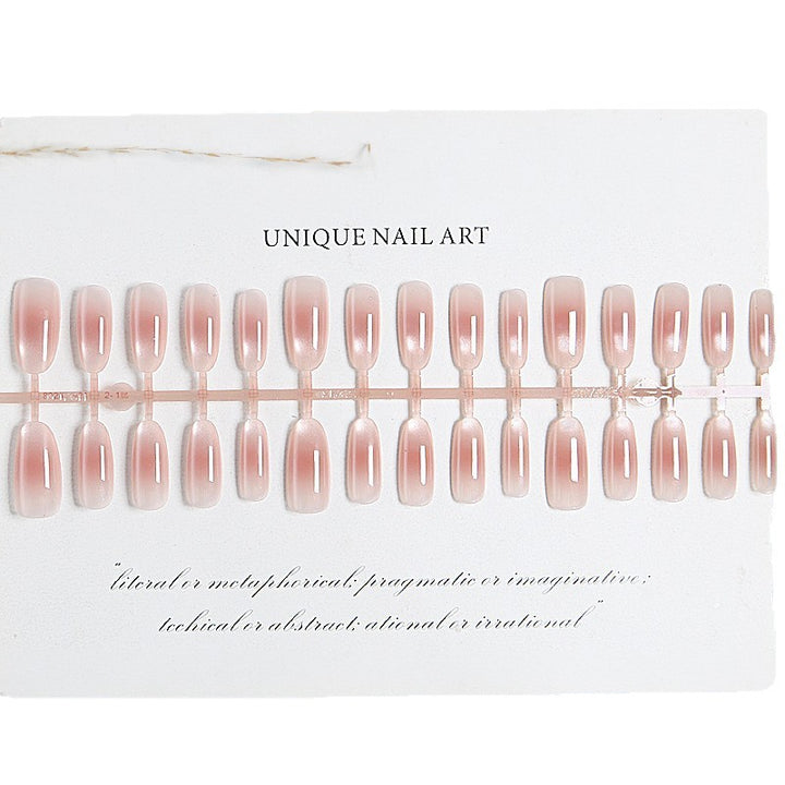Acrylic nail set with elegant ombre effect and high gloss finish Stornfield