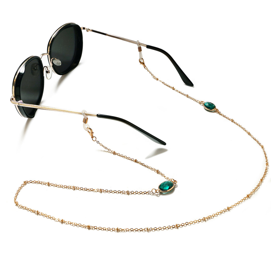 Elegant Gemstone-Embellished Eyewear Holder Stornfield