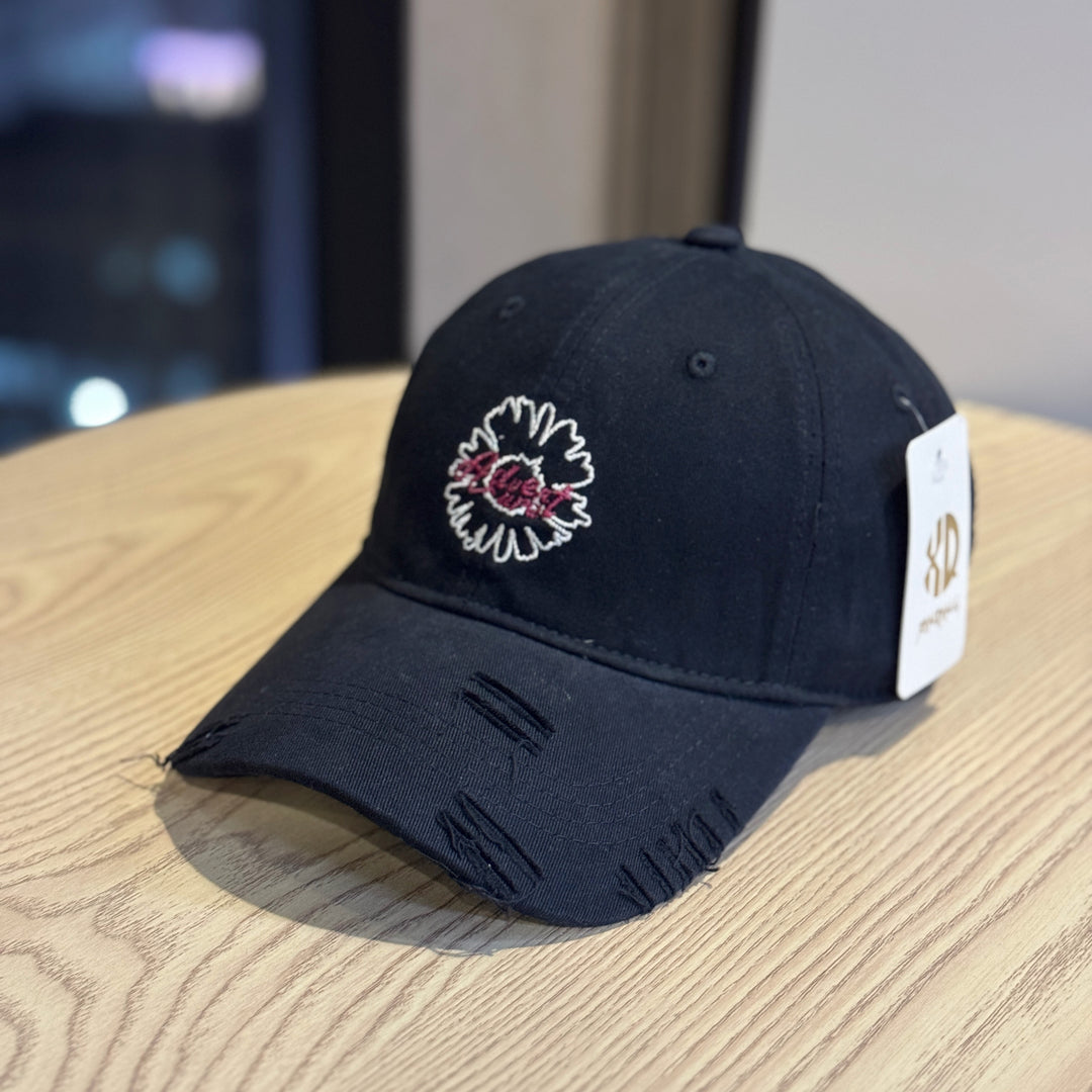 Unisex Embroidered Flower Design Baseball Cap Stornfield