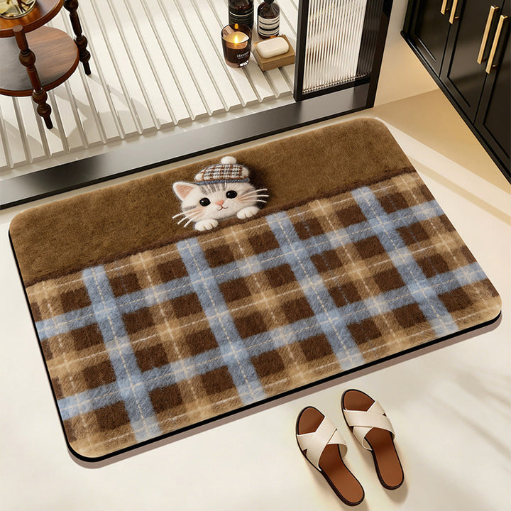 Plush Decorative Bath Mat