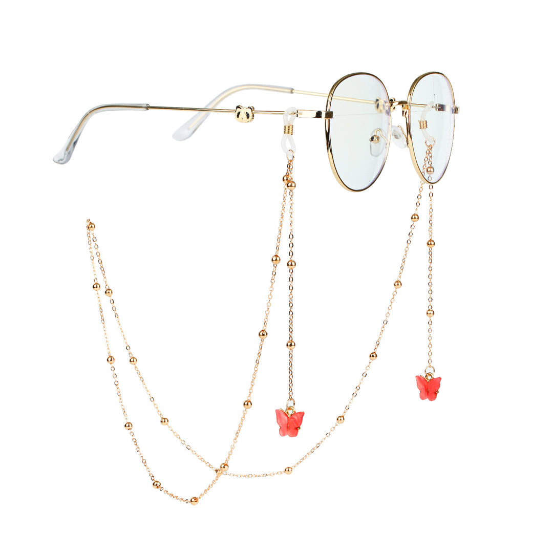 Fashionable sunglasses chains with butterfly pendants Stornfield
