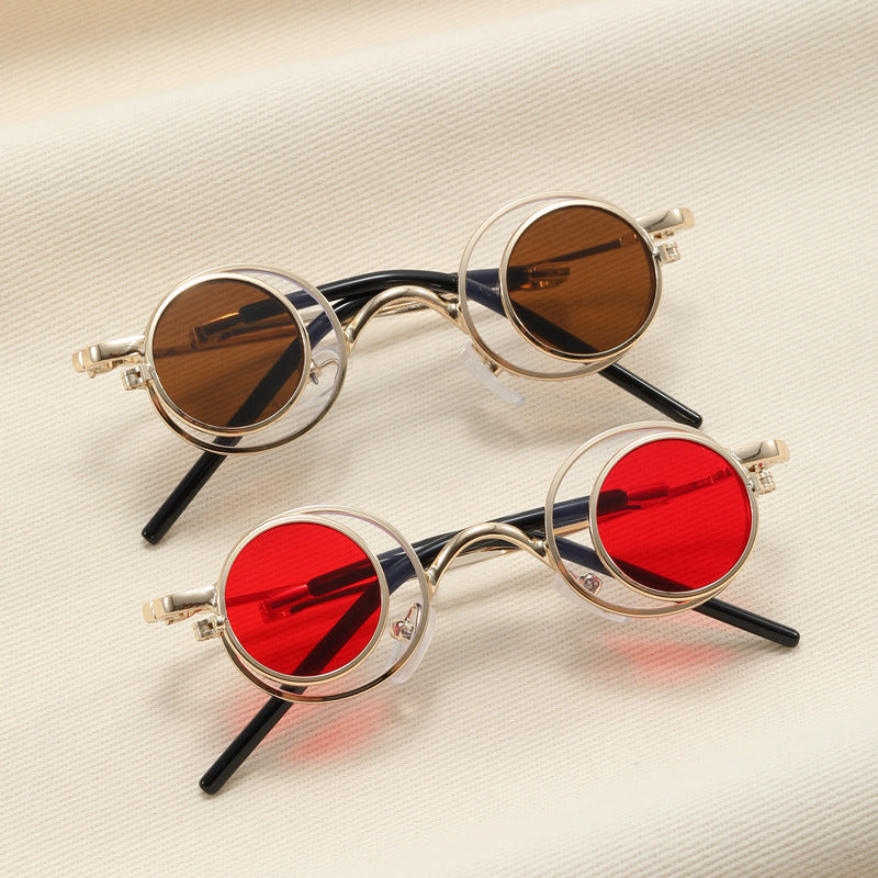 Women's Fashion Round Sunglasses with Elegant Metal Frame Stornfield