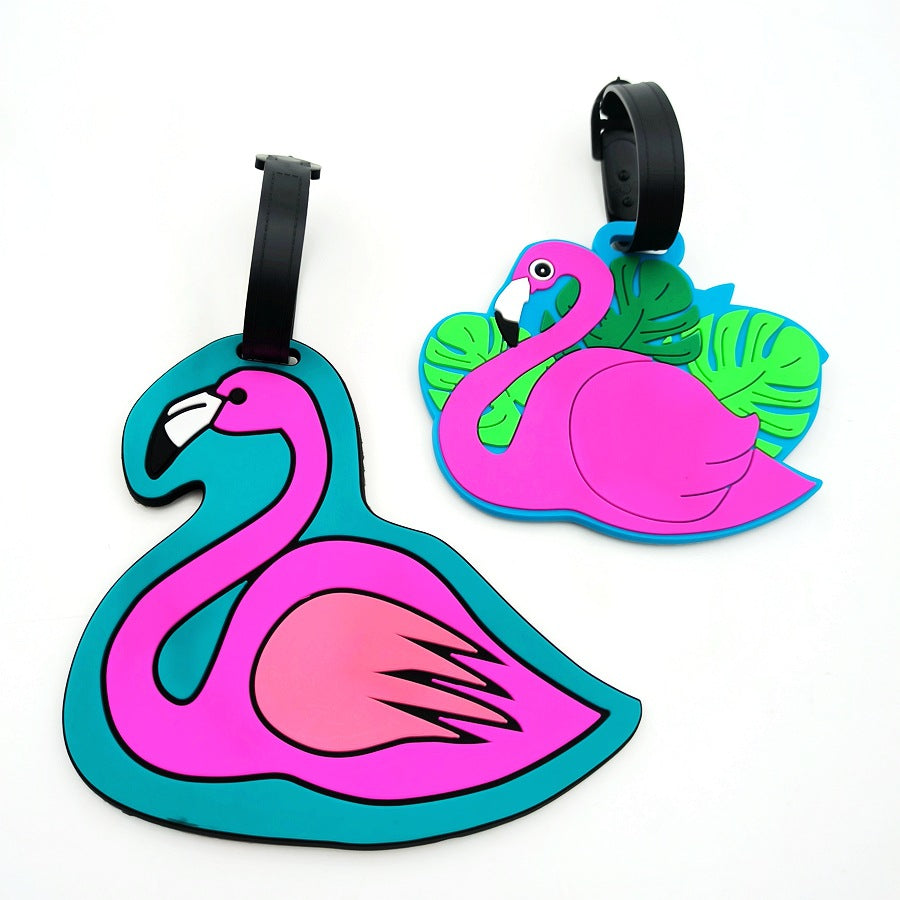 Tropical Flamingo Luggage Tag Stornfield
