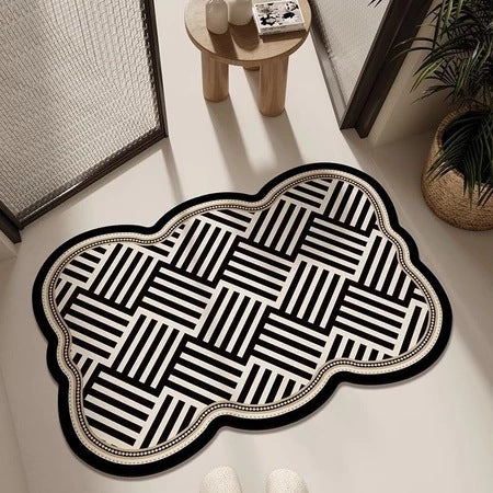 Geometric Patterned Soft Area Rug