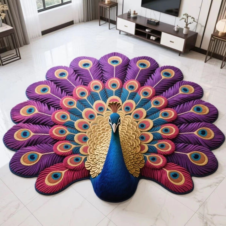 Floral Shaped Area Rug