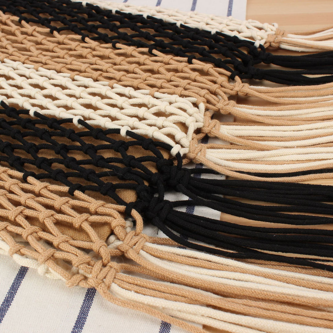 Net shopper with fringe accents Stornfield