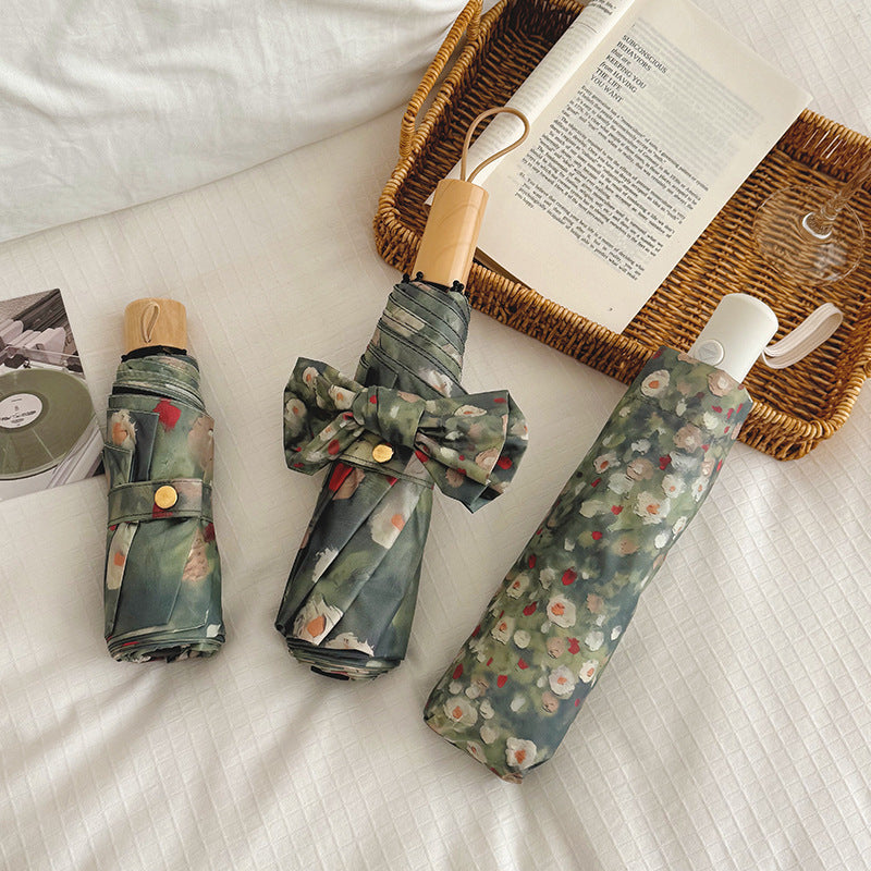Ladies Folding Umbrella with Floral Design Stornfield