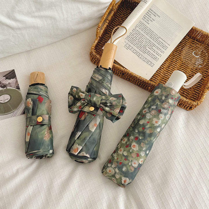 Ladies Folding Umbrella with Floral Design Stornfield