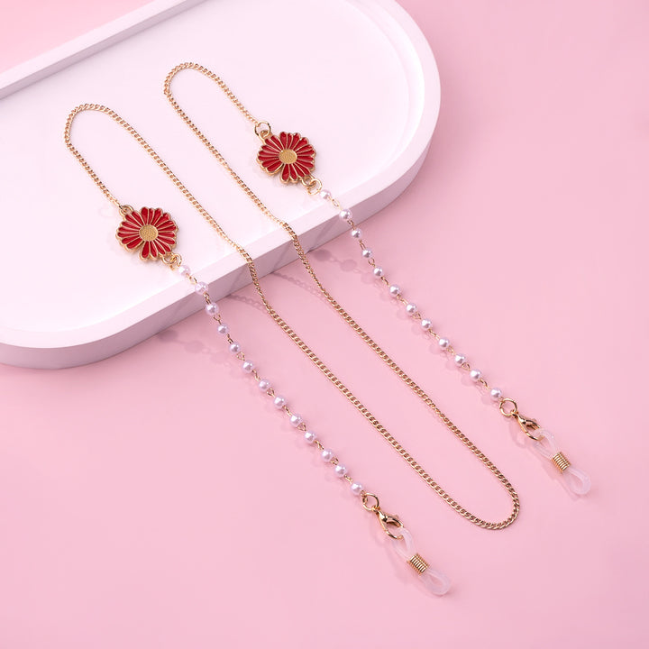 Floral Design Eyewear Chain Holder Stornfield