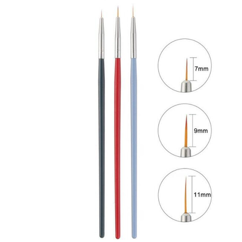Precision Nail Art Detailing Brushes Stornfield 1787460807