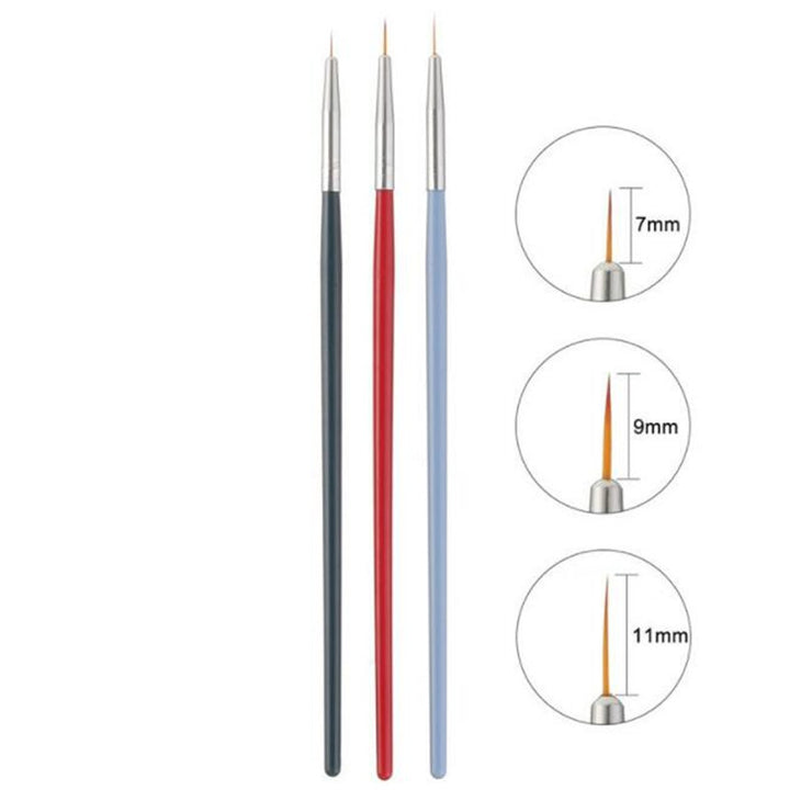 Precision Nail Art Detailing Brushes Stornfield 1787460807