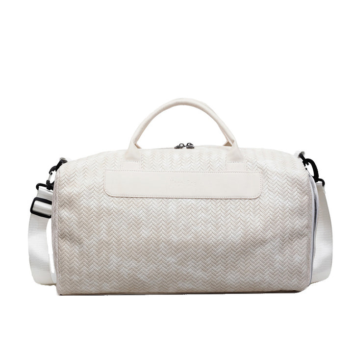 Spacious Textured Travel Duffle Bag