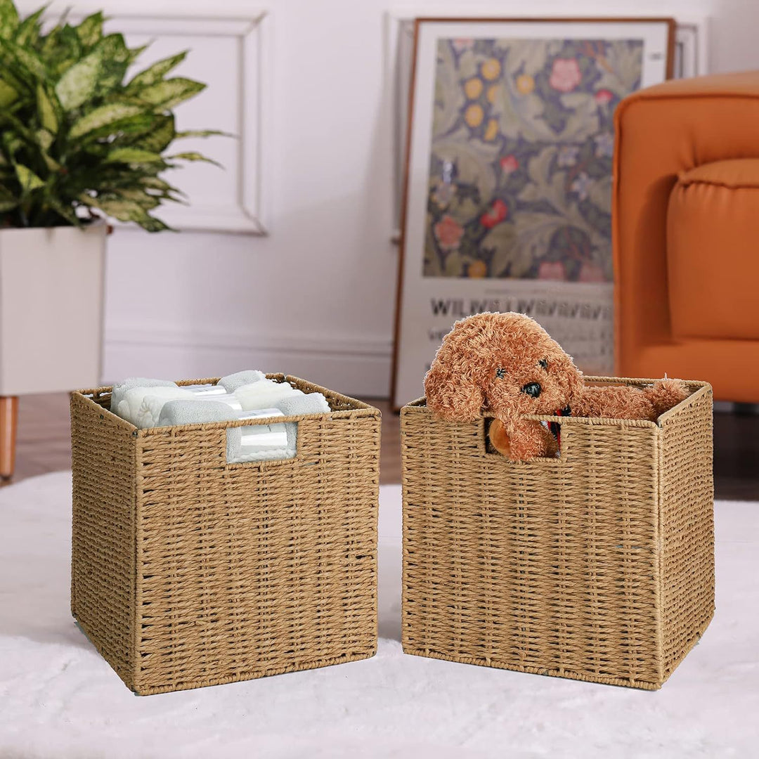 Woven Seagrass Toy Storage Container Stornfield
