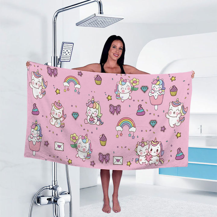 Artistic Cartoon-Themed Shower Curtain Stornfield
