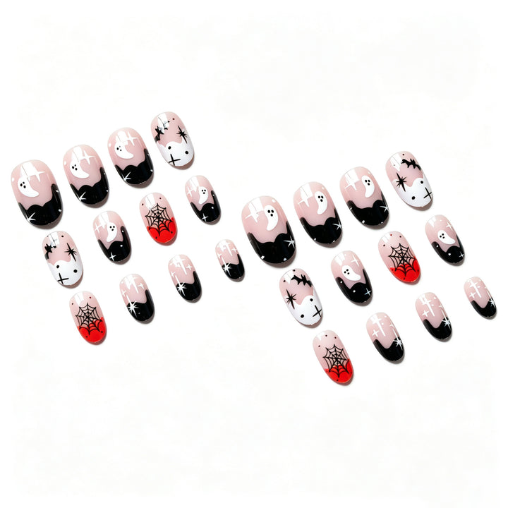 Halloween-Themed Artistic Nail Design Set