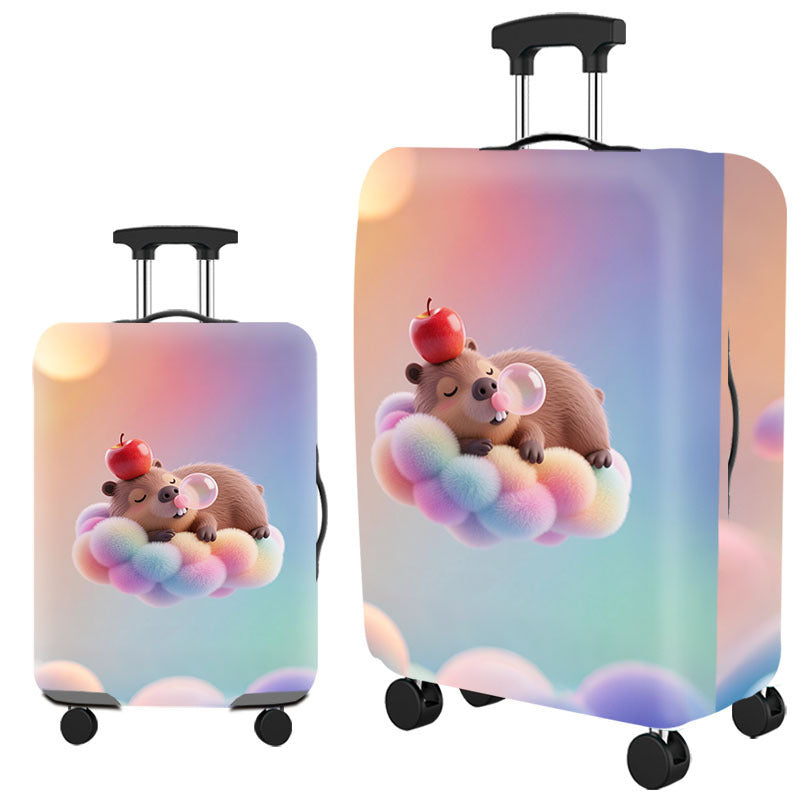Artistic Cat-Themed Hard Shell Suitcase Stornfield
