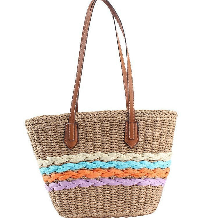 Handbag with Colorful Braided Details Stornfield