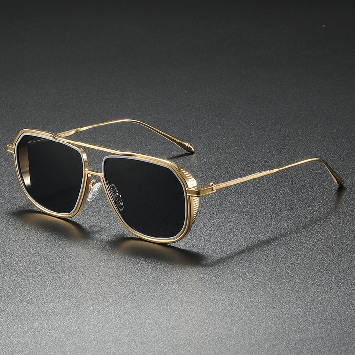 Women's Elegant Sunglasses with Angular Metal Frame Stornfield