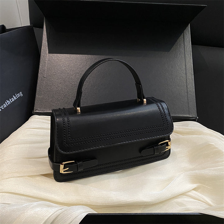 Elegant Structured Handheld Satchel