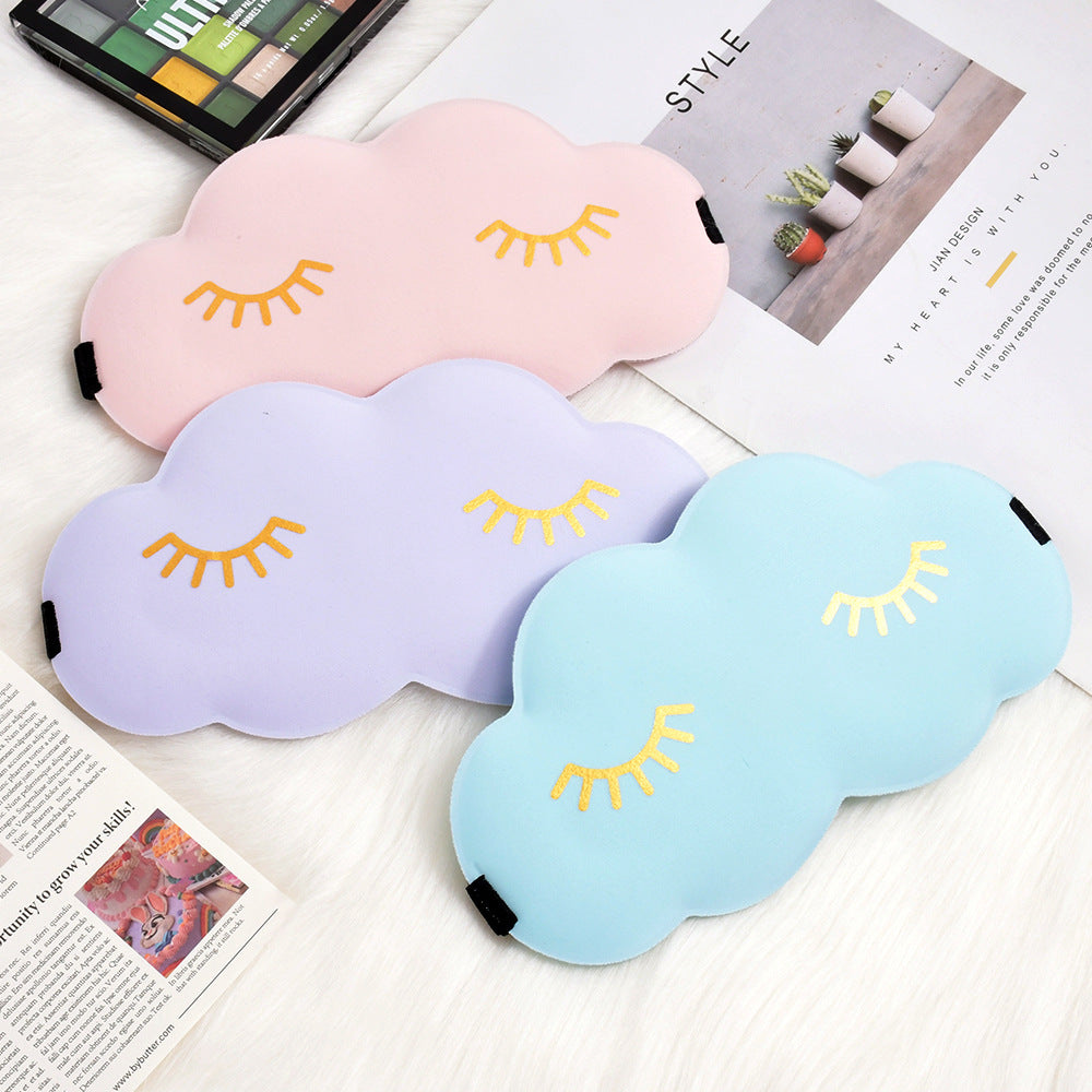 Women's cute cloud sleep mask made of memory foam with ergonomic padding and adjustable elastic band Stornfield