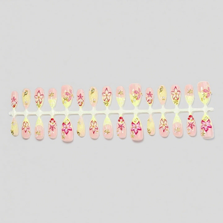 Floral Design Luxury Press-On Nails Stornfield