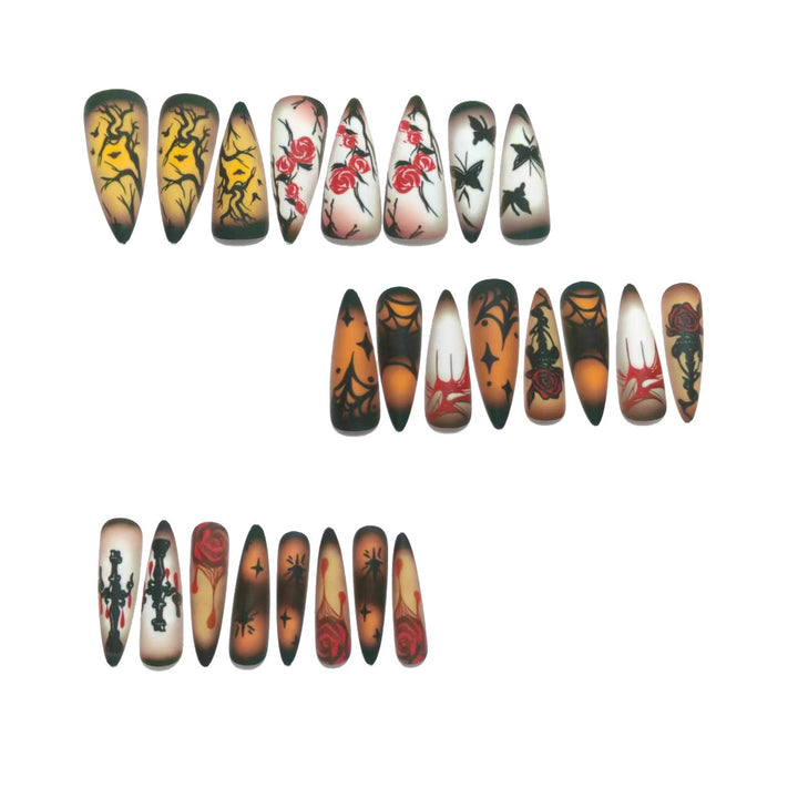 Artificial nails with Halloween motifs Stornfield