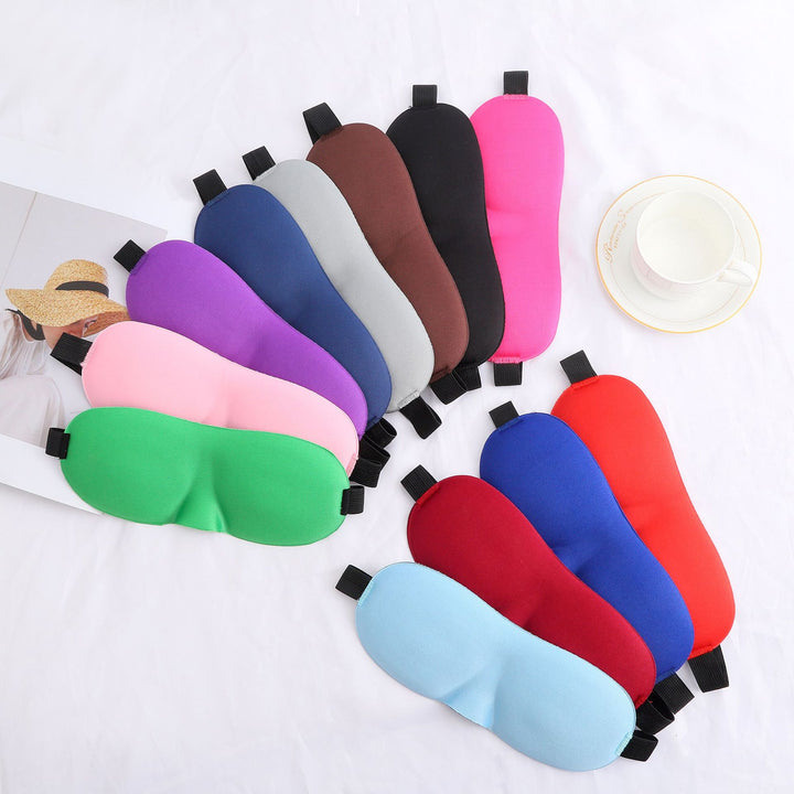 Unisex nan three-dimensional contour eye mask with memory foam, soft nose bridge and adjustable comfort band Stornfield