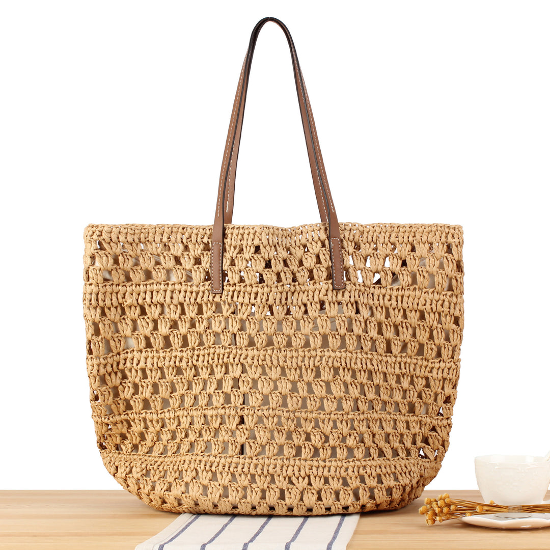 Handmade Beach Bag Made of Natural Wicker Stornfield