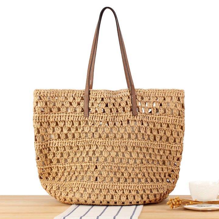 Handmade Beach Bag Made of Natural Wicker Stornfield