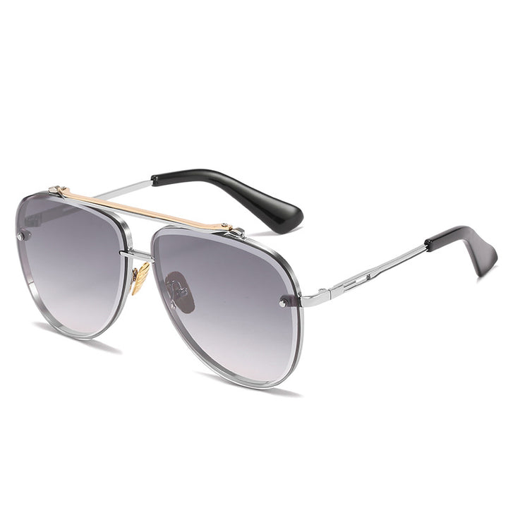 Women's Oversized Pilot Sunglasses with Adjustable Nose Pads and High-Quality Metal Frame Stornfield