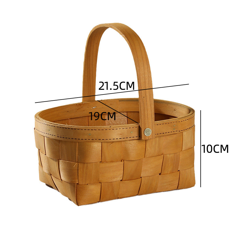 Unisex Handwoven Basket with Practical Carry Handle Stornfield